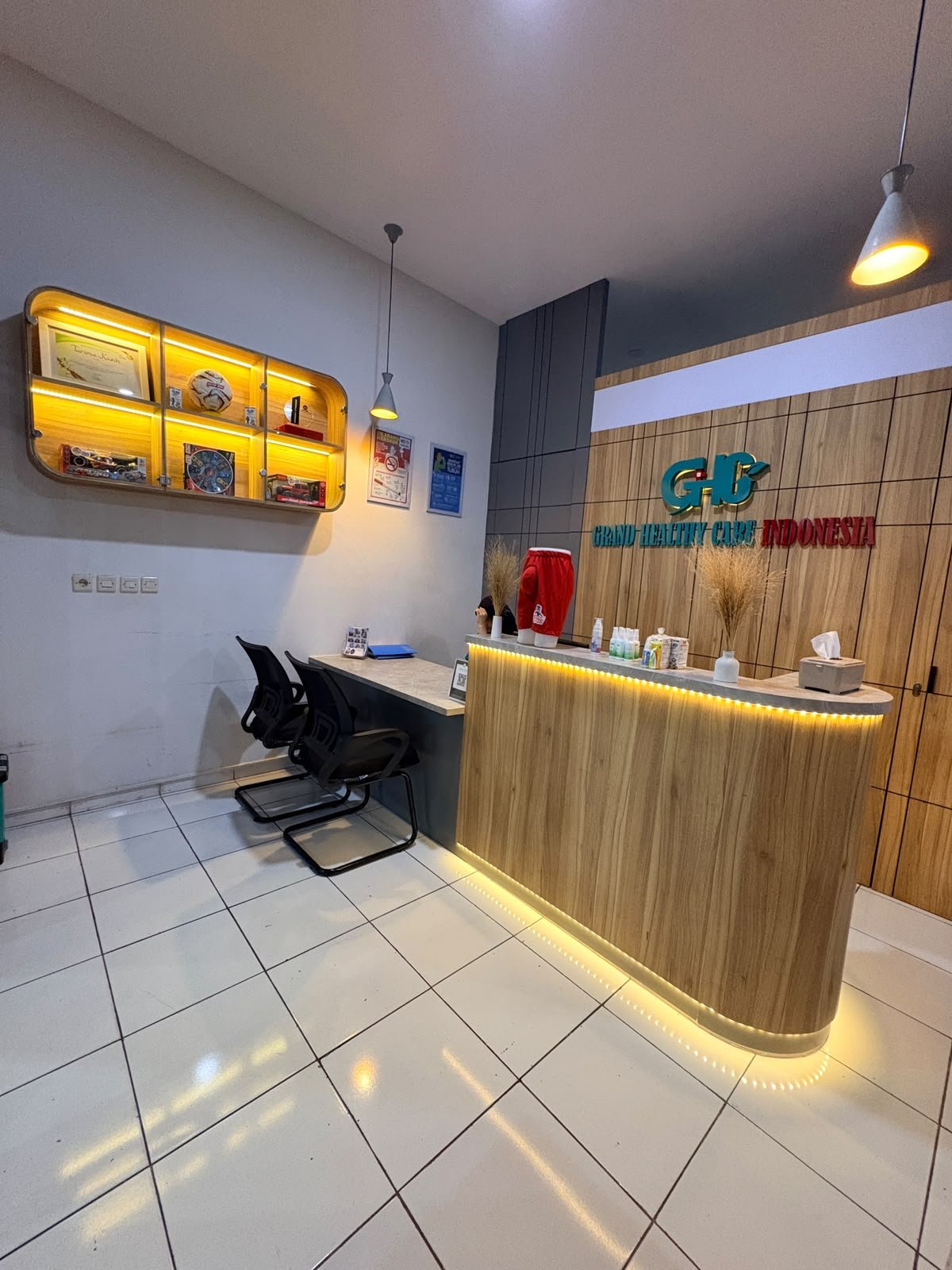 Ruang tunggu Klinik GHCI